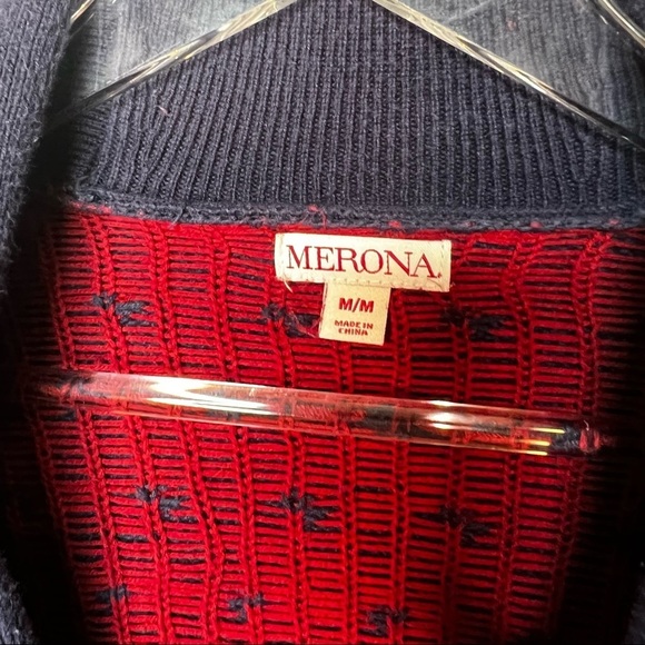 Men’s Merona Button Down Navy Cardigan Sweater - Picture 10 of 10